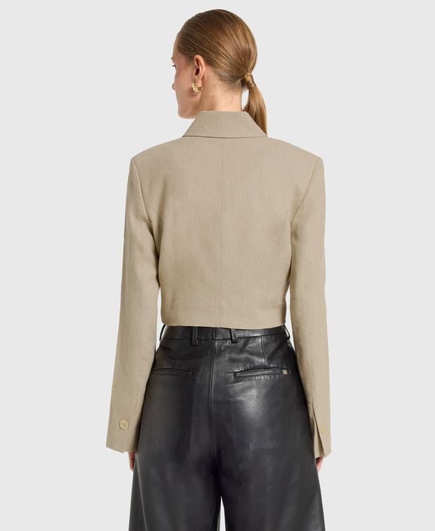 Jacquemus Linen jacket La Veste Limao