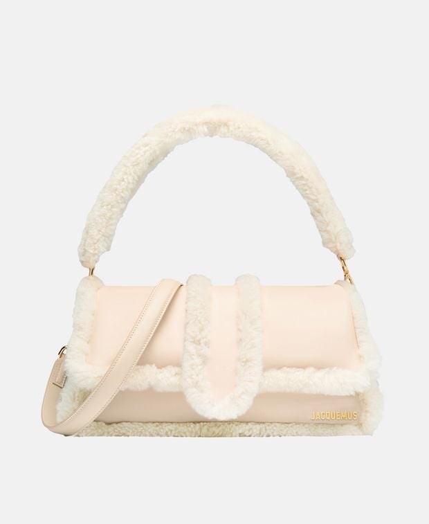 Jacquemus Leather shoulder bag Le Bambimou Doux