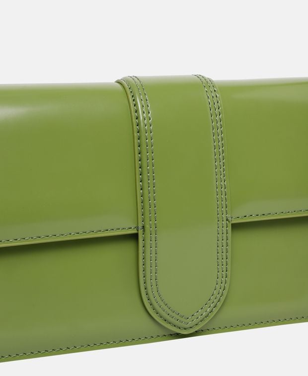 Jacquemus Leather shoulder bag Le Bambino