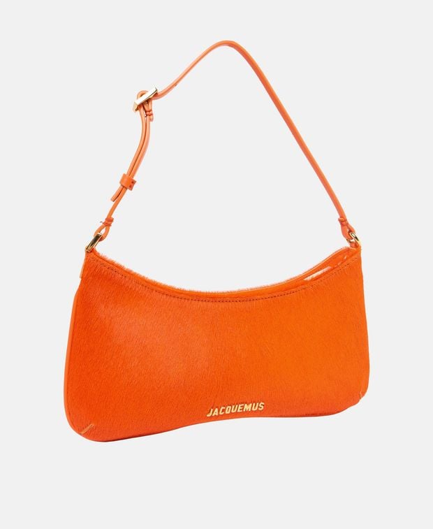 Jacquemus Leather shoulder bag Le Bisou