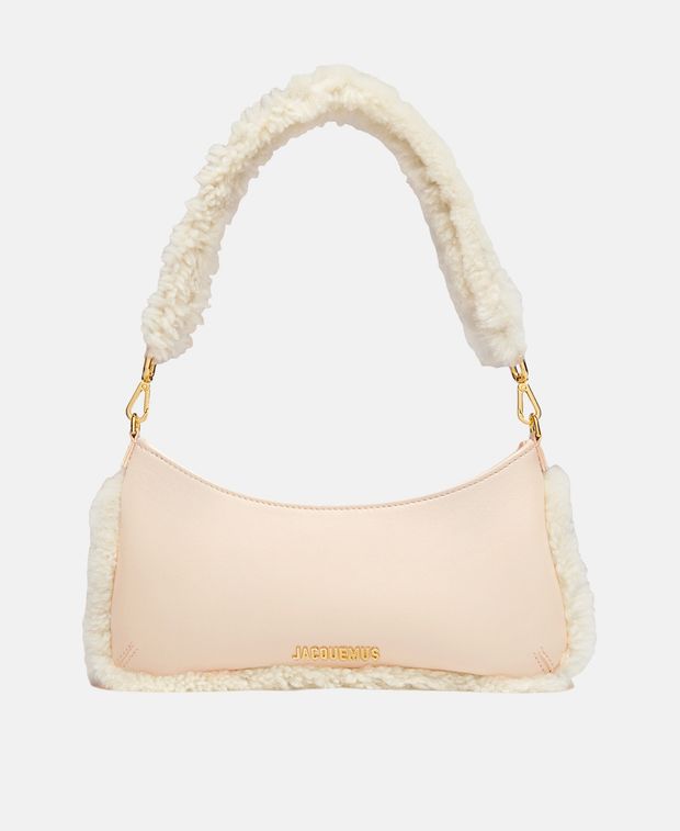 Jacquemus Leather shoulder bag Le Bisou Doux