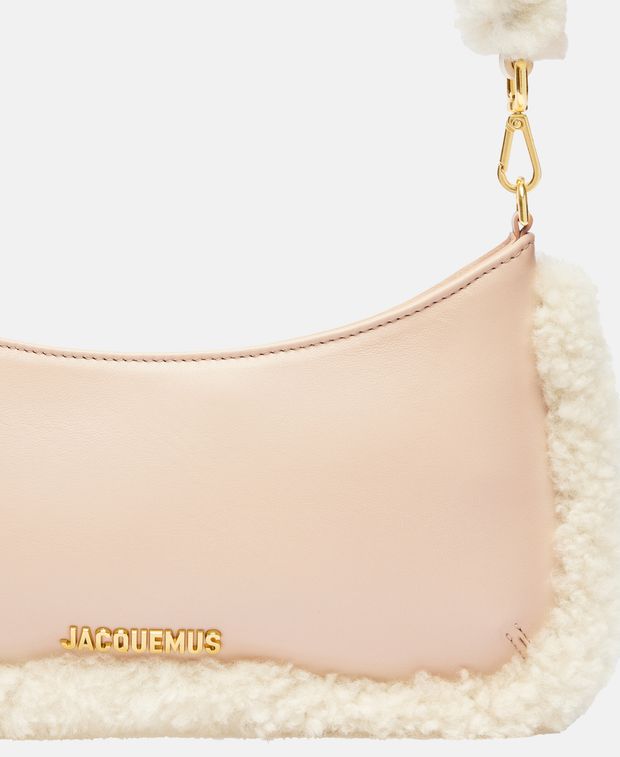 Jacquemus Leather shoulder bag Le Bisou Doux