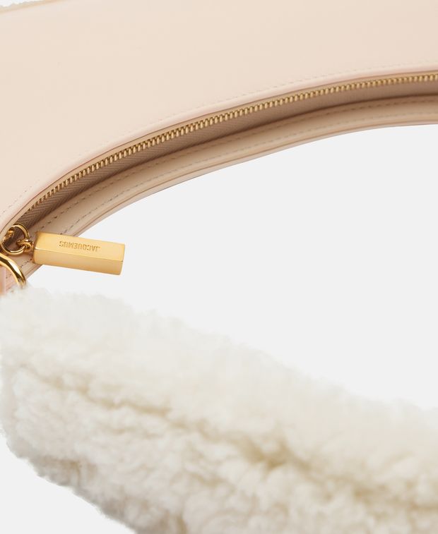 Jacquemus Leather shoulder bag Le Bisou Doux
