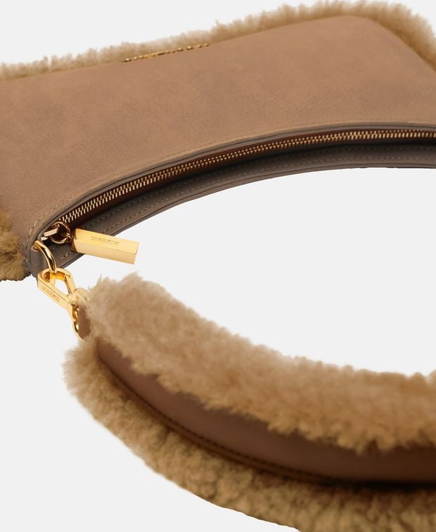 Jacquemus Leather shoulder bag Le Bisou Doux