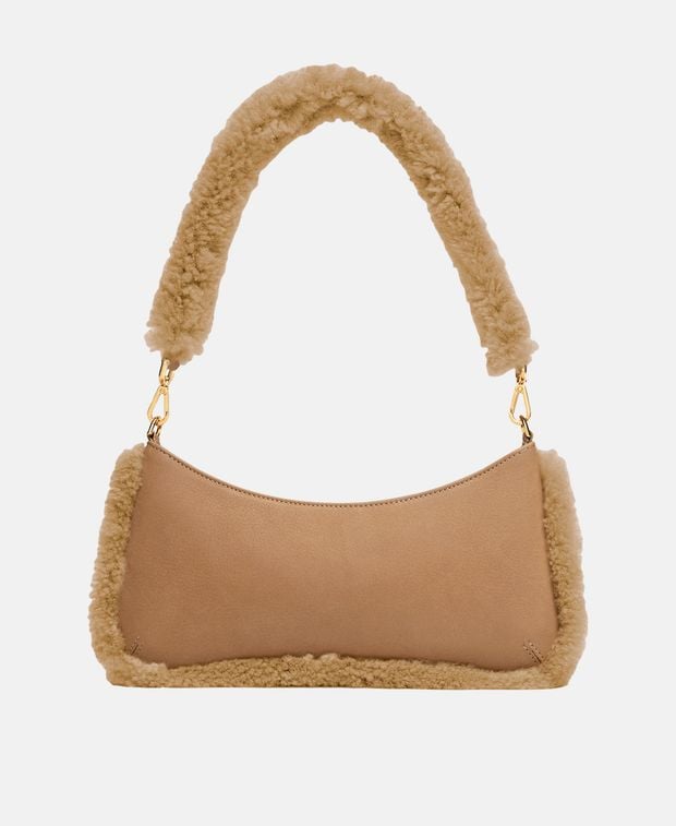 Jacquemus Leather shoulder bag Le Bisou Doux
