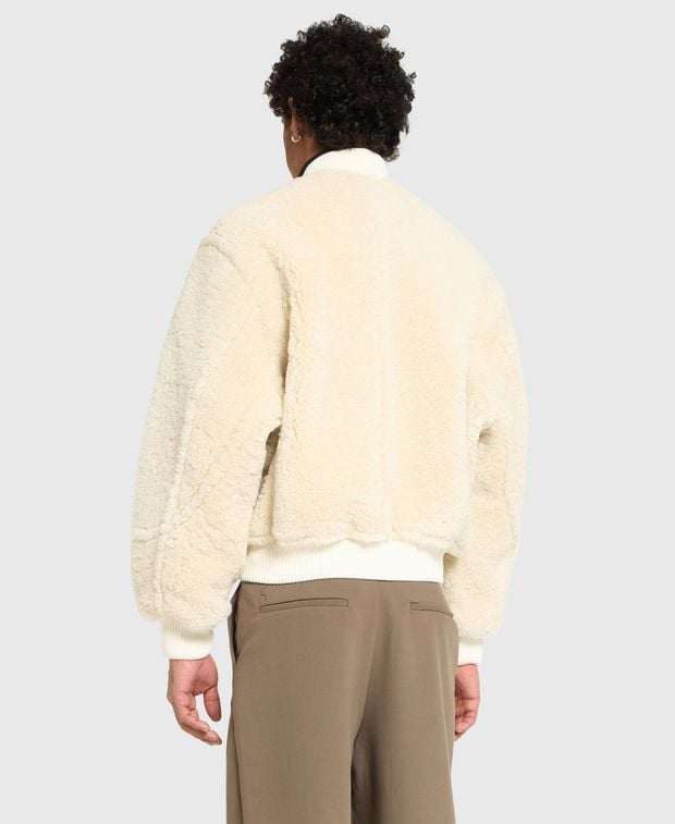 Jacquemus Lamb's leather jacket Le Pilou