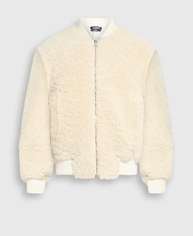 Jacquemus Lamb's leather jacket Le Pilou