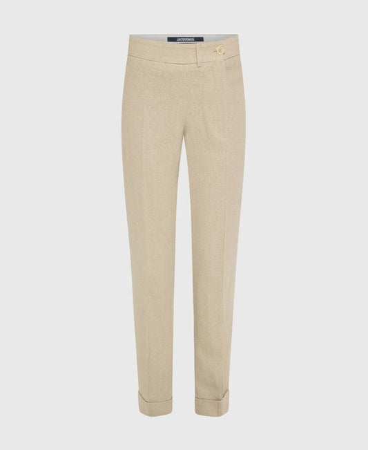Jacquemus Linen trousers Sauge