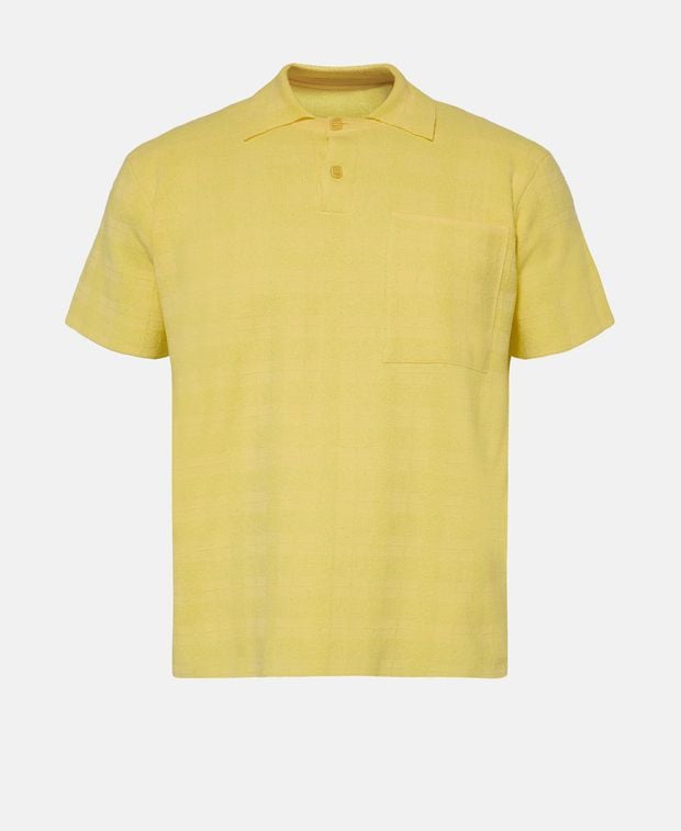 Jacquemus Knitted polo shirt Citron