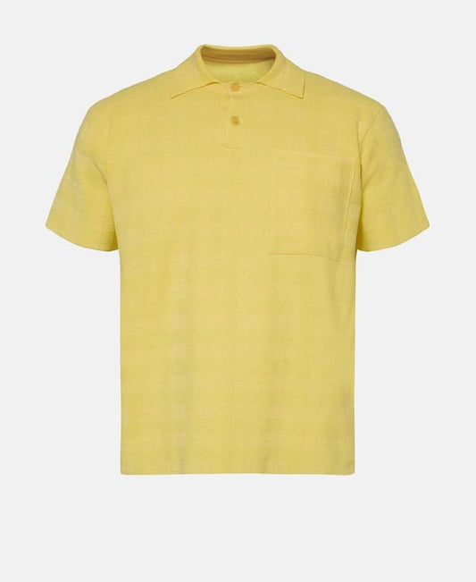 Jacquemus Knitted polo shirt Citron