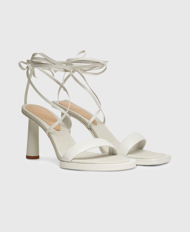 Jacquemus Sandals with calf lacing Les carre rond