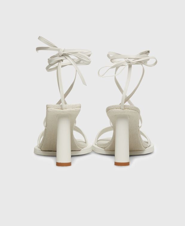 Jacquemus Sandals with calf lacing Les carre rond