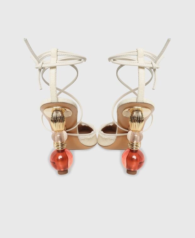 Jacquemus Pumps with calf lacing Portofino