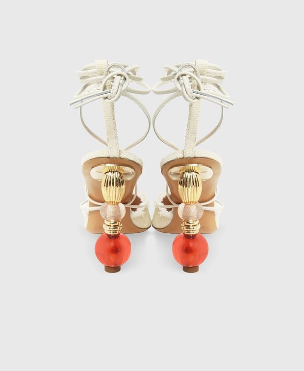 Jacquemus Pumps with calf lacing Portofino