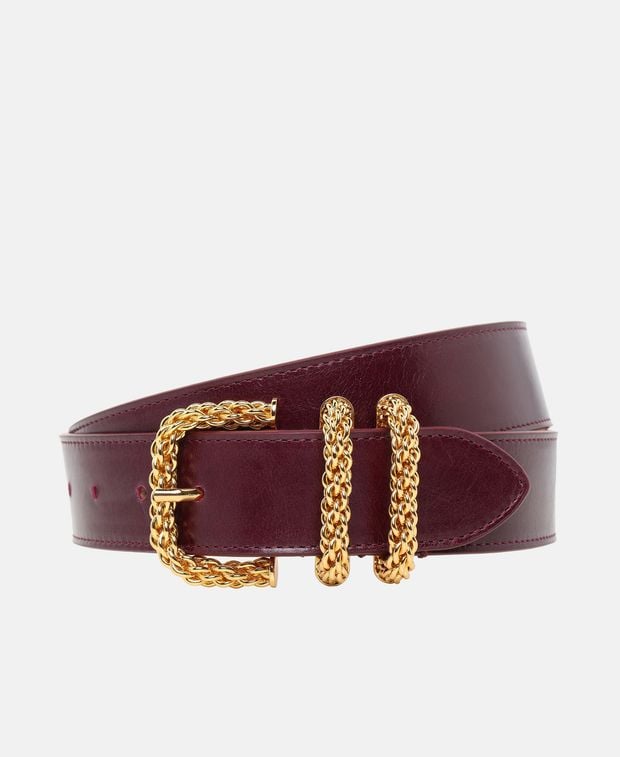 By Far Leather belt Katina