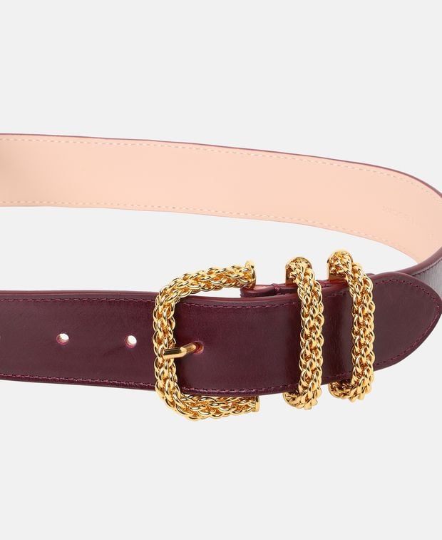 By Far Leather belt Katina