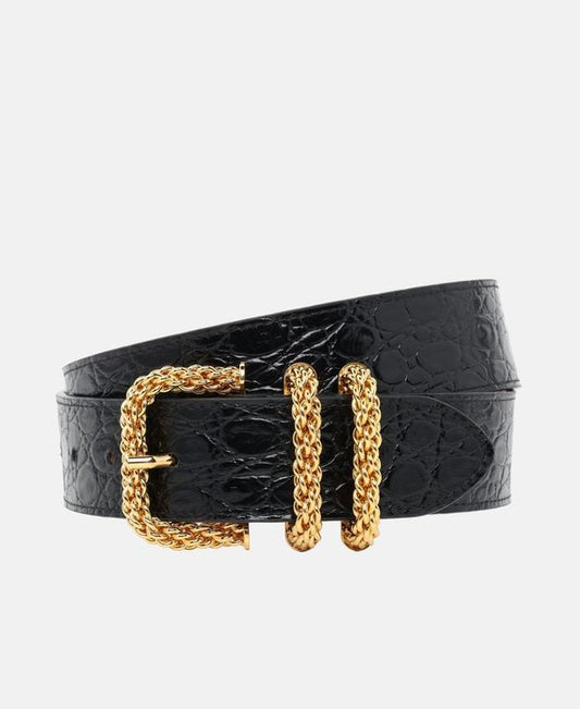 By Far Leather belt Katina