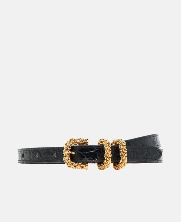 By Far Leather belt Kat