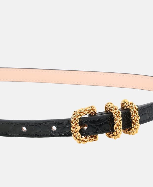 By Far Leather belt Kat