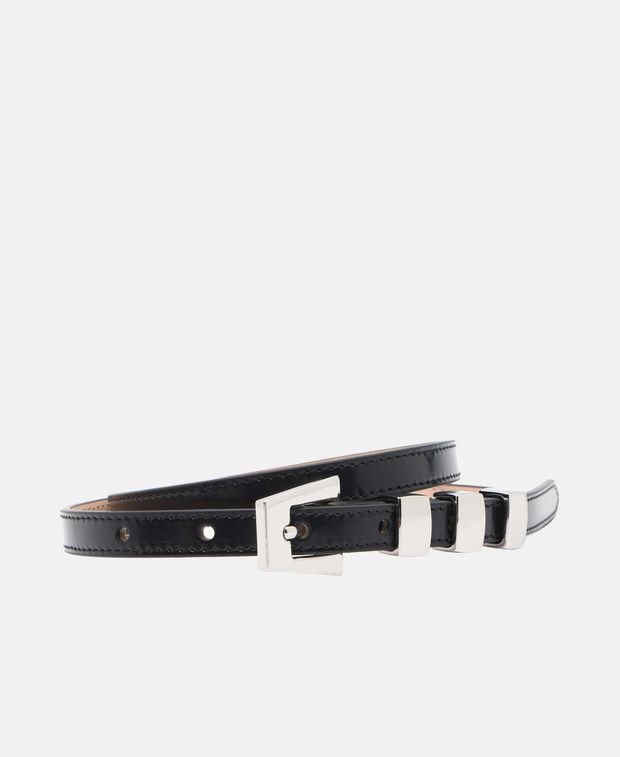 By Far Leather belt Vic