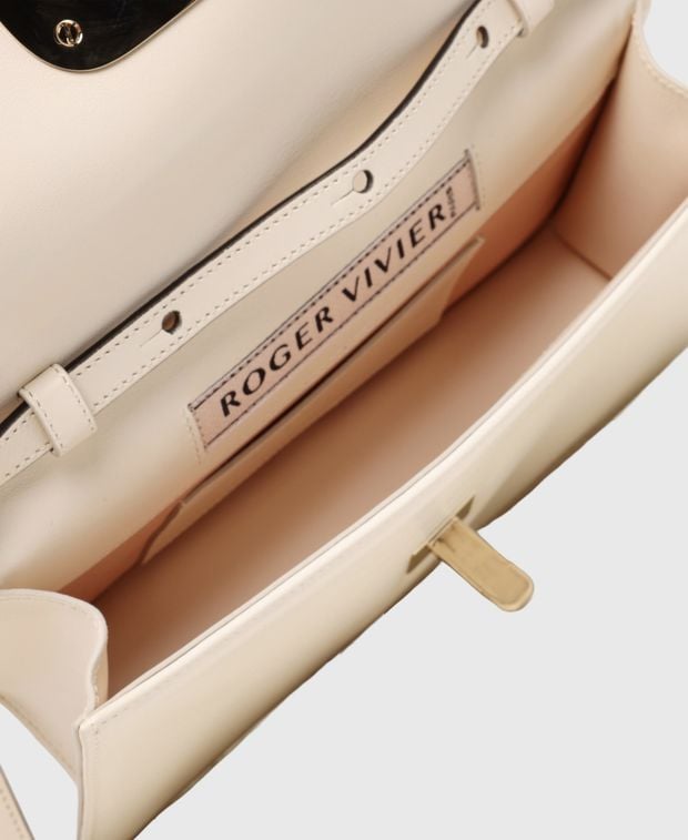Roger Vivier Leather cross body bag Choc
