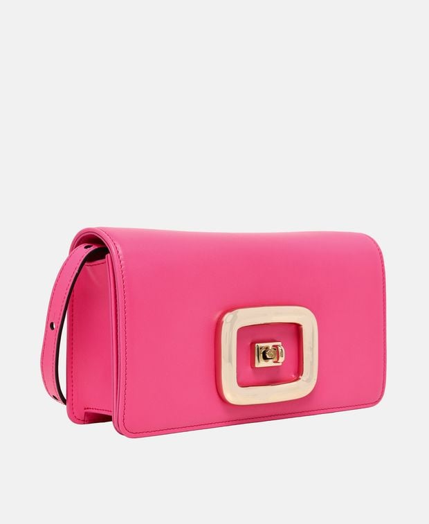 Roger Vivier Leather cross body bag Choc