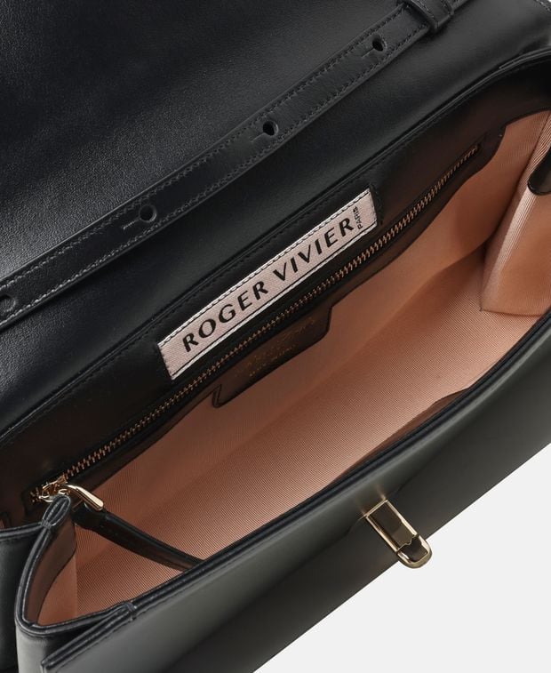 Roger Vivier Leather cross body bag Choc