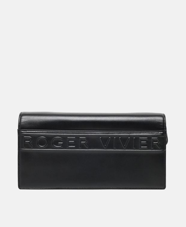 Roger Vivier Leather cross body bag Choc