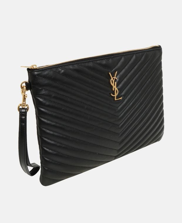 Saint Laurent Leather clutch