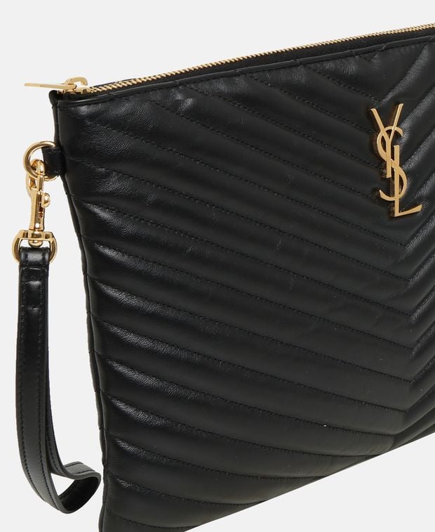 Saint Laurent Leather clutch