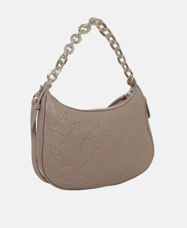 Gucci Leather shoulder bag GG Emblem