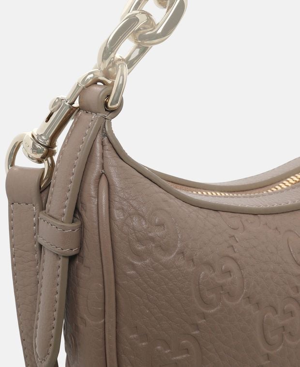 Gucci Leather shoulder bag GG Emblem