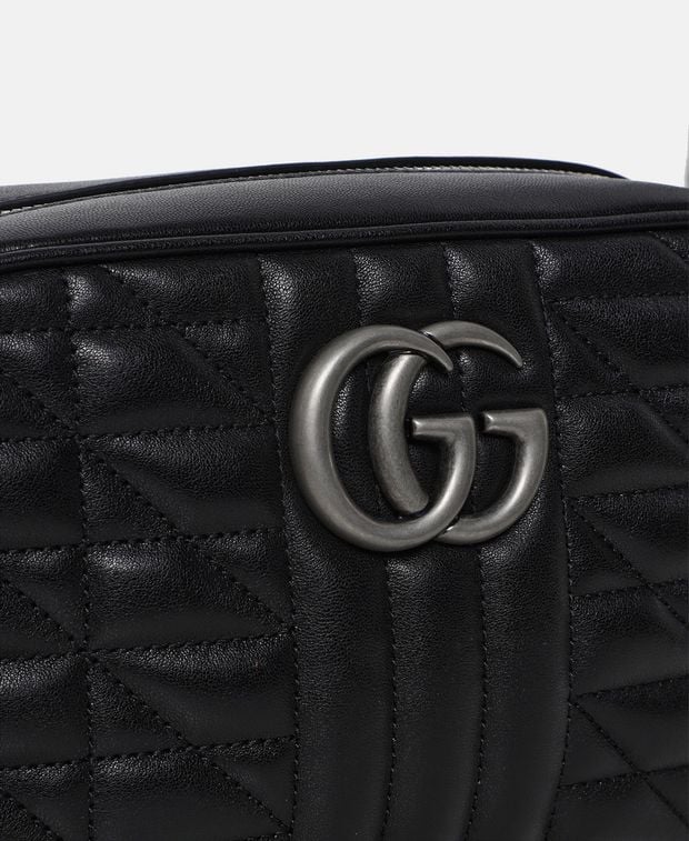 Gucci Leather cross body bag Gg Marmount