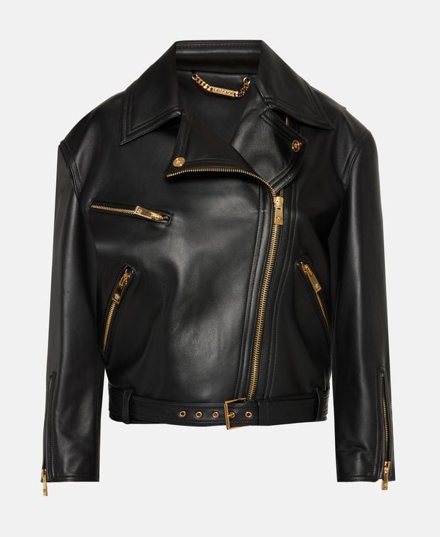 Versace Lamb's leather jacket