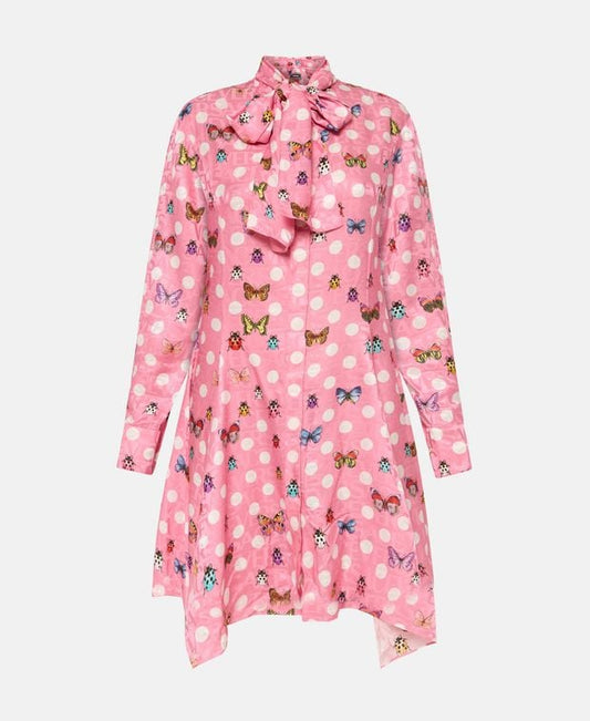 Versace Silk-blend dress