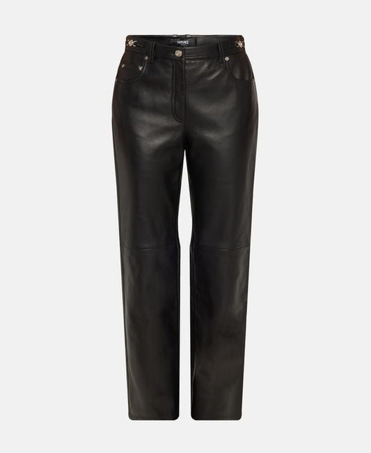 Versace Leather trousers