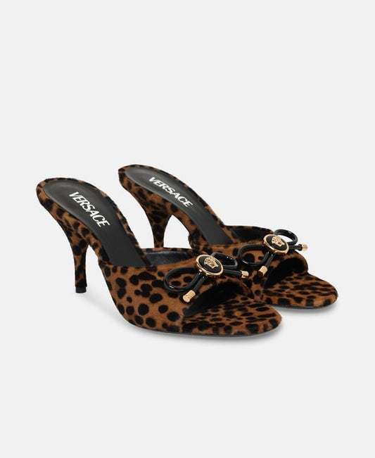 Versace Mules Opera Bow