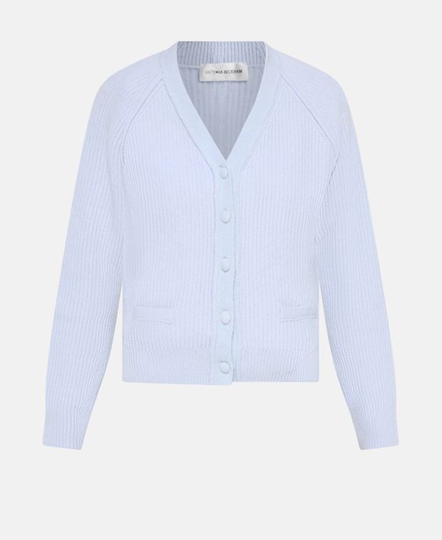 Victoria Beckham Wool cardigan Stepped