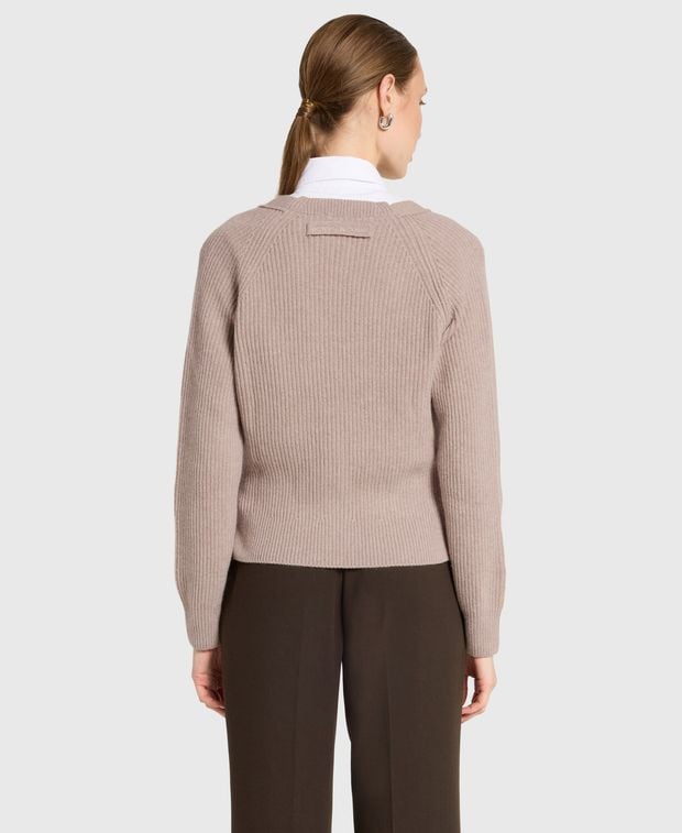 Victoria Beckham Wool cardigan Stepped