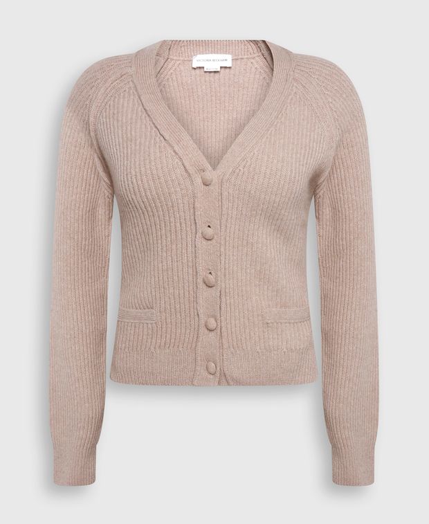 Victoria Beckham Wool cardigan Stepped