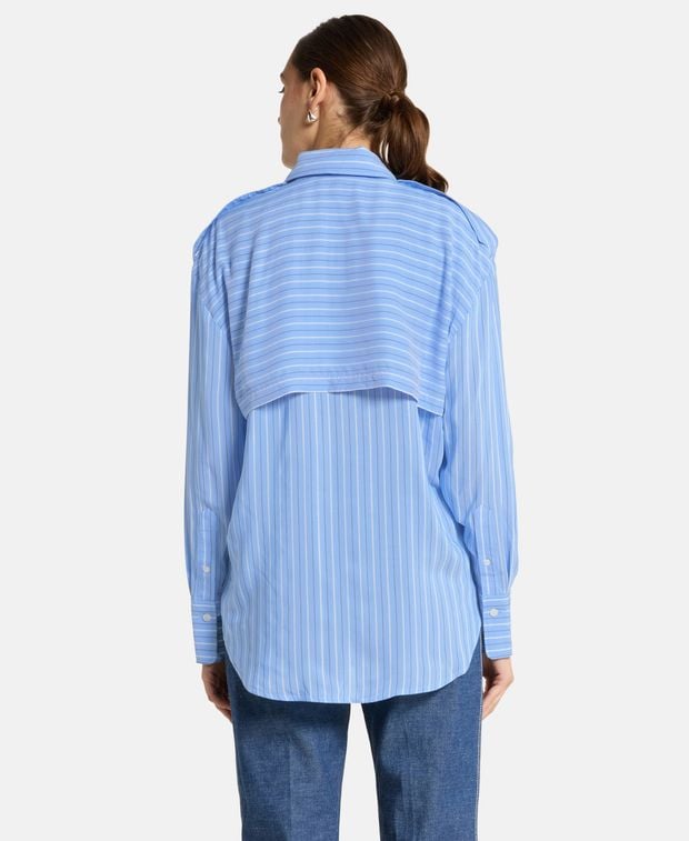 Victoria Beckham Silk-blend blouse Utility