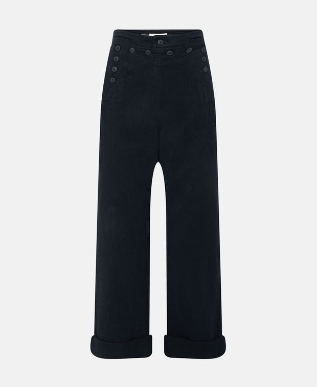 Tory Burch Cropped trousers Moleskin Sailor
