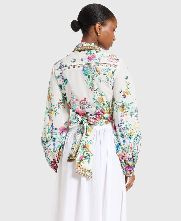 Camilla Wrap blouse