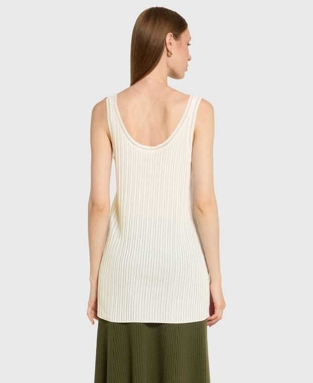 Chloé Silk-blend tank top
