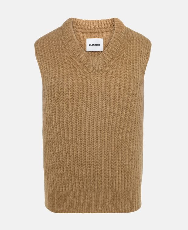 Jil Sander Wool sleeveless pullover