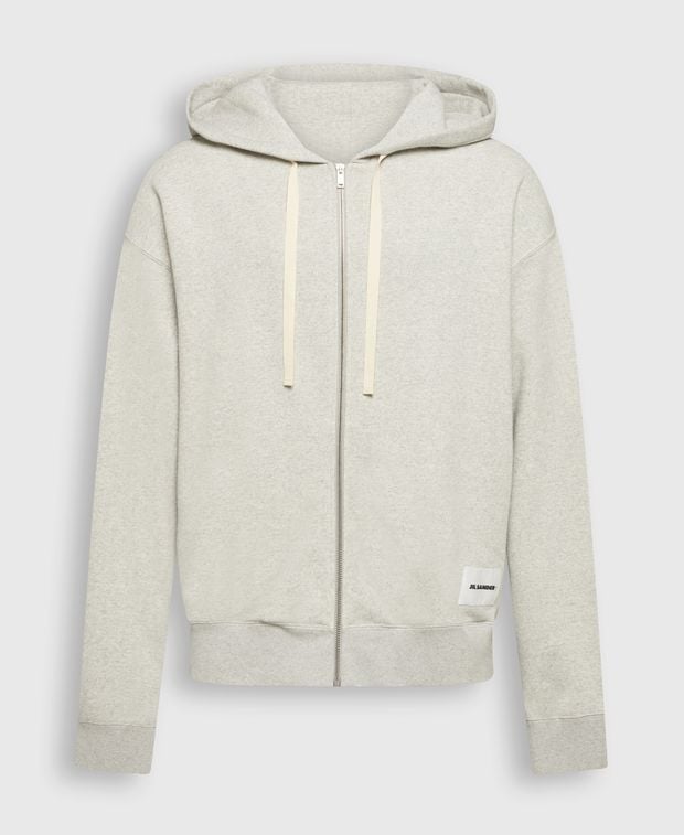 Jil Sander Hooded sweat jacket