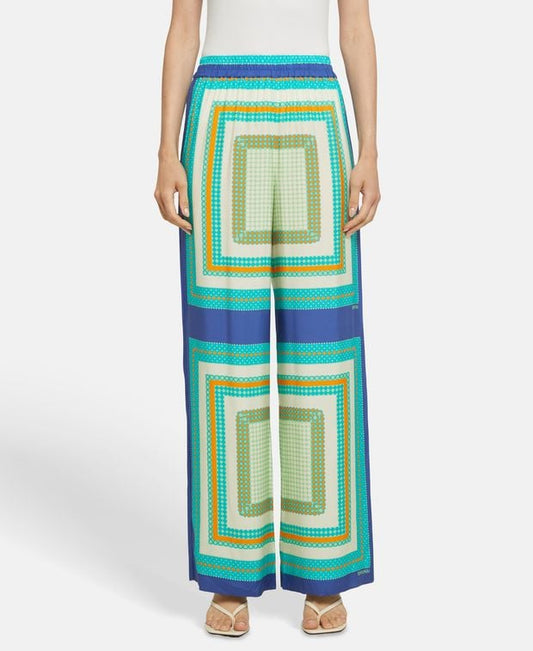 Simkhai Silk-blend trousers