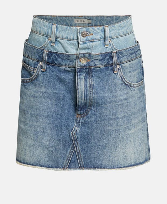 Simkhai Denim skirt Catalina