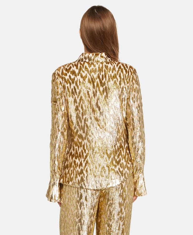 Simkhai Silk-blend shirt blouse
