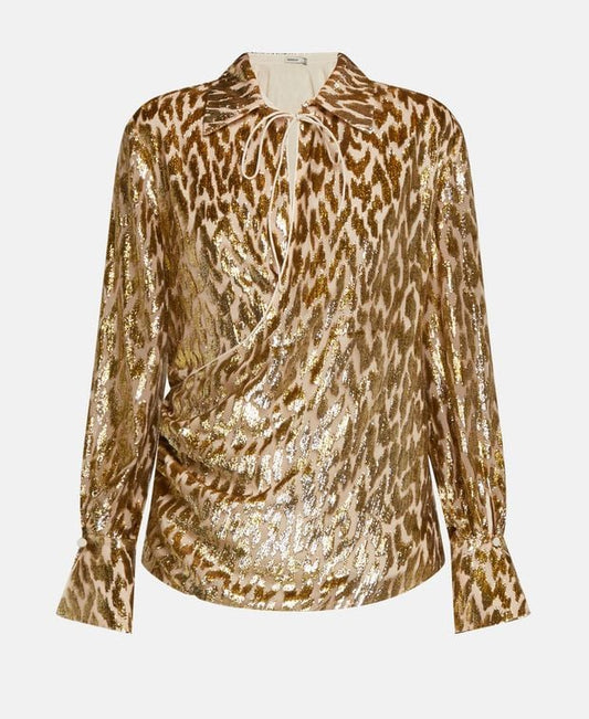 Simkhai Silk-blend shirt blouse